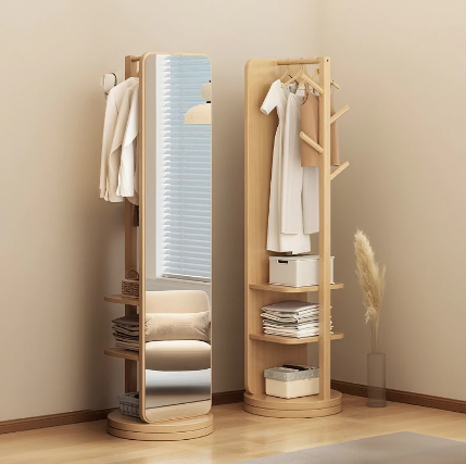 Body Mirror Standing Mirror With Storage Full Length Mirror