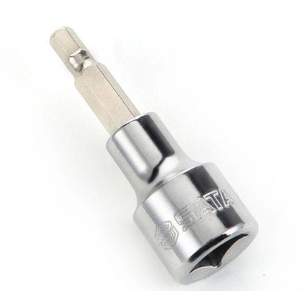 Sata 1/2”DR.E.L.BIT SCKT.HEX 6X70MM