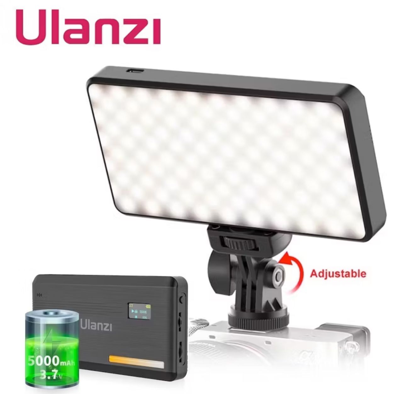 ULANZI VL200 5000mAh Bi-Color LED Video Light