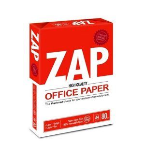 A4 ZAP PPC PAPER 80GSM 500'S