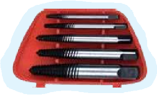 Temo N Pitch Screw Extractor Set - No.1 to No.5
