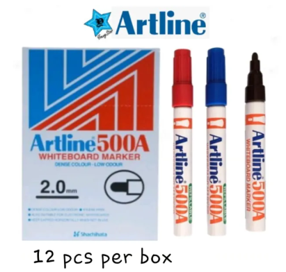 ARTLINE 500 / ARTLINE 509 - White Board Marker Pen Whiteboard Marker 2.0mm 1 BOX