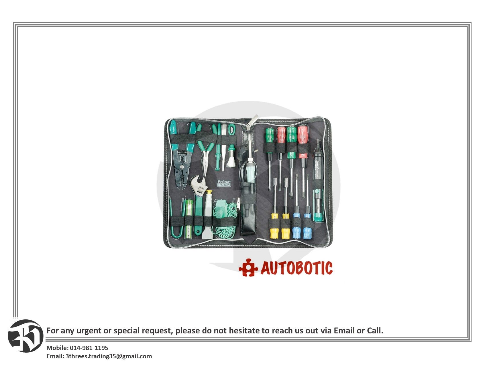 Pro'sKit 1PK-302NB Personal Computer Tool Kit