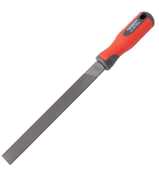 Kennedy-Pro 200mm (8") Hand Smooth Engineers File With Handle KEN0304060K