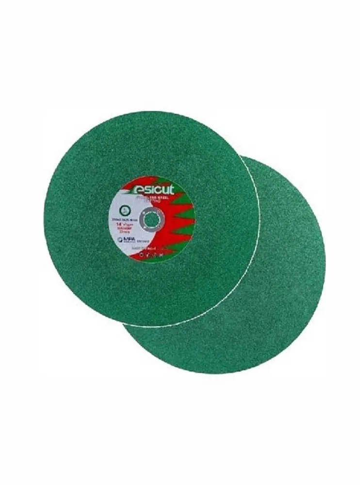 VPRO TOOLS ESICUT 4" STAINLESS STEEL GREEN CUTTING DISC NIPIS FOR ANGLE GRINDER/10 /25 /50 /WITH M10 FLANGE NUT/MATA POTONG BESI