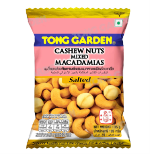 Tong Garden Salted Cashew Nuts Mixed Macadamias 35g