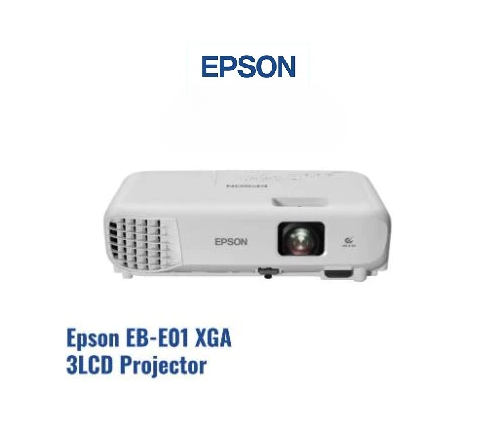 EPSON EB-E01 3300 LUMENS 3LCD PROJECTOR COMES WITH SOFT CARRYING CASE ELPKS69