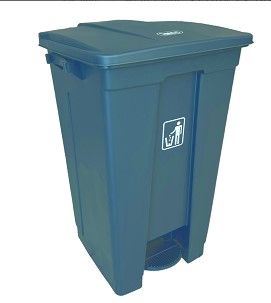 OK STEP ON BIN / PLASTIC DUSTBIN / CAPACITY : 45 LITER / TONG SAMPAH PLASTIC / MODEL : ST45 DARK GREY