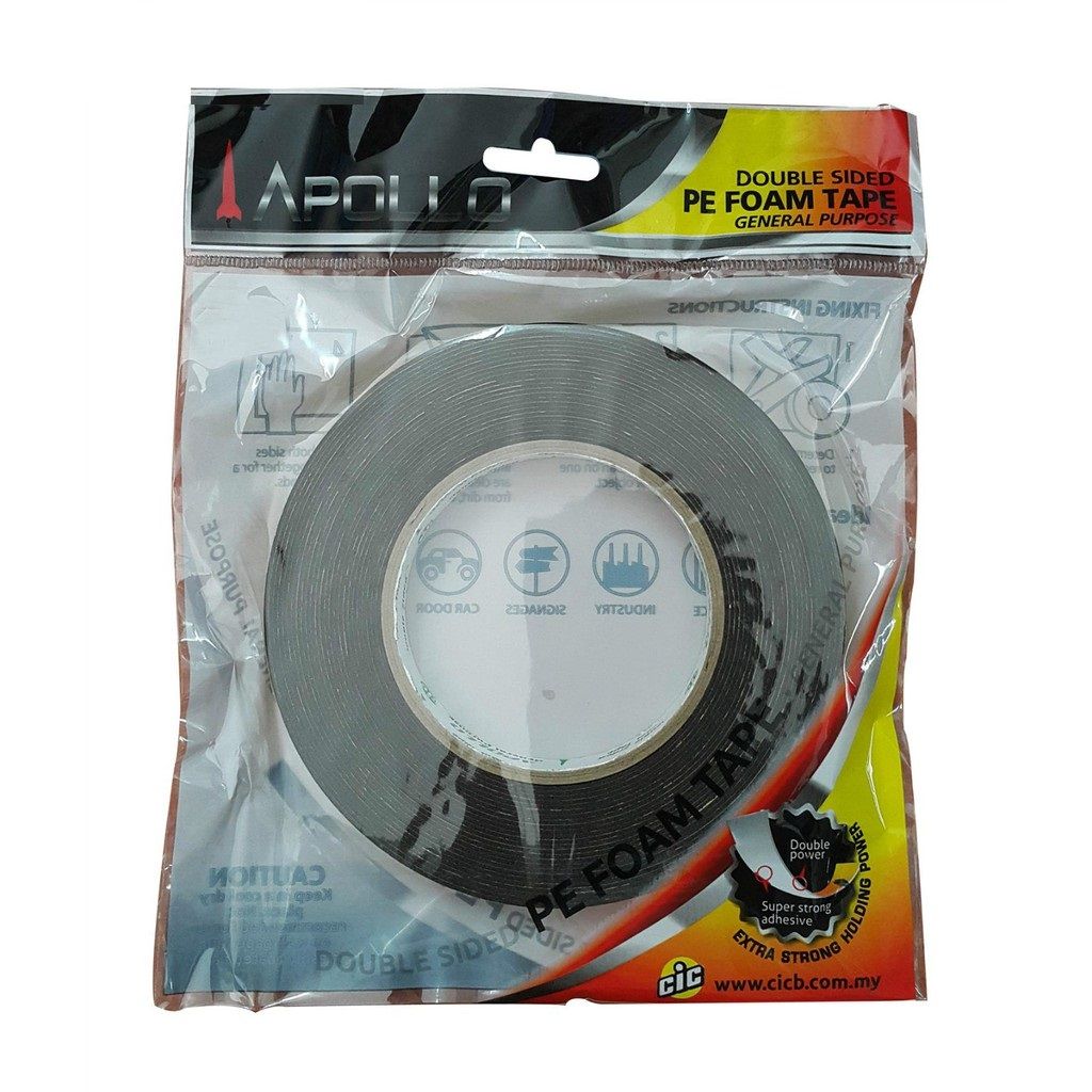 Apollo Double Sided Foam Tape 24mm x 10yrd