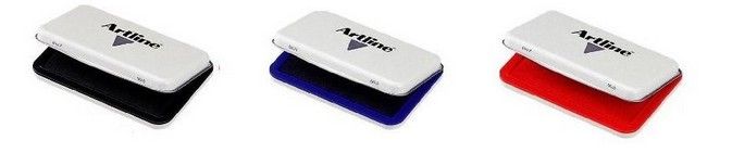 Artline Stamp Pad No 0 Black/Blue/Red
