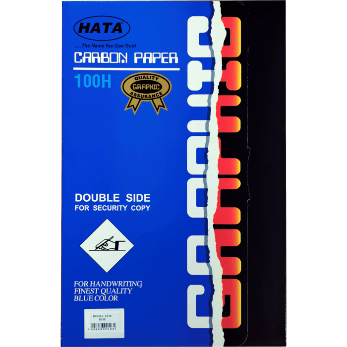 HATA Carbon Paper Black/Blue