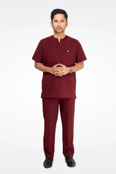 Others UNISEX ] SCRUB – RUBY RED | STELLAR SERIES (STRETCHABLE LYCRA