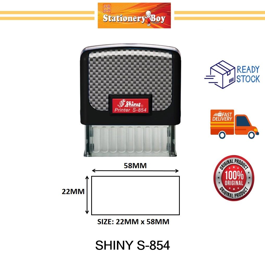 SHINY S-854 SELF INKING STAMP