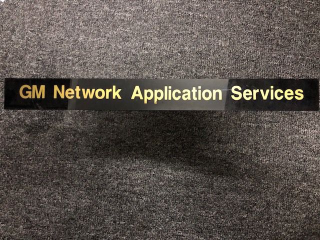 Name Plate 24'X8'