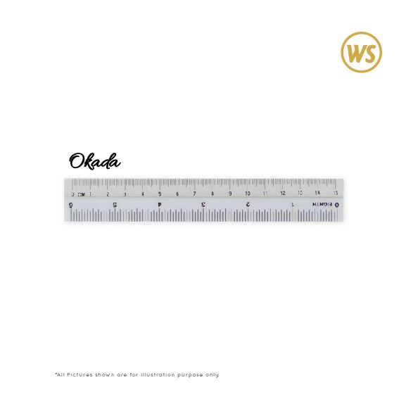 15CM OKADA STRAIGHT RULER