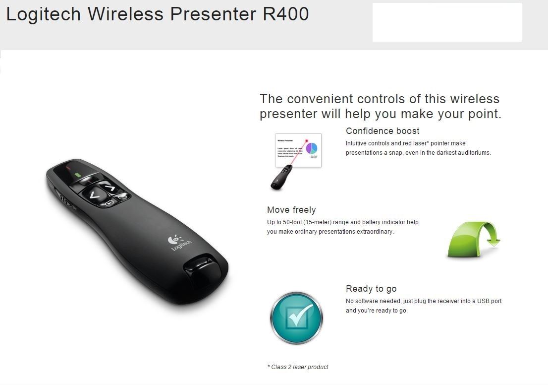 Logitech Wireless Presenter R400