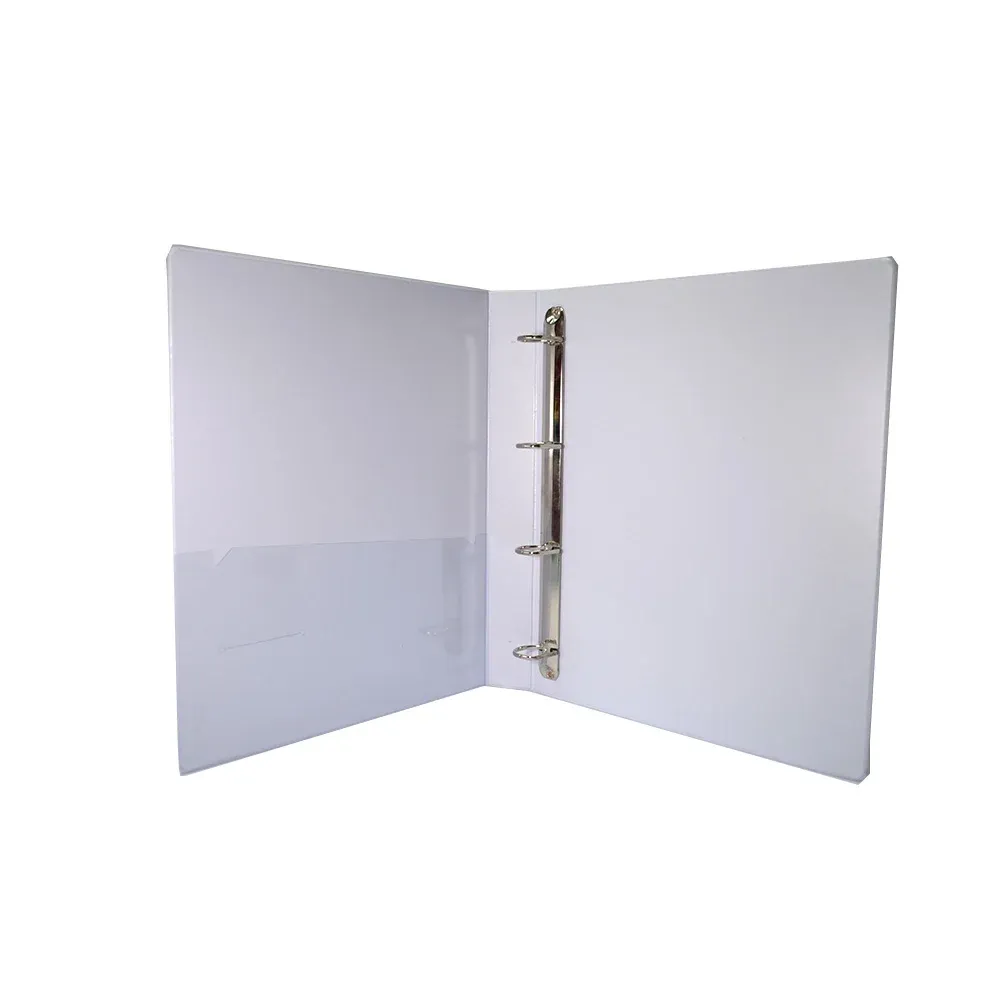 A4 - 16mm 3D Ring PVC White File