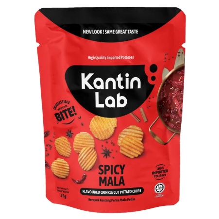 Spicy Mala Flavoured Crinkle Cut Chips 35g