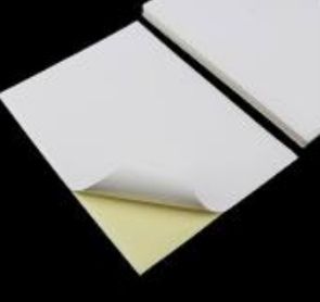 A4 white sticker paper 100's