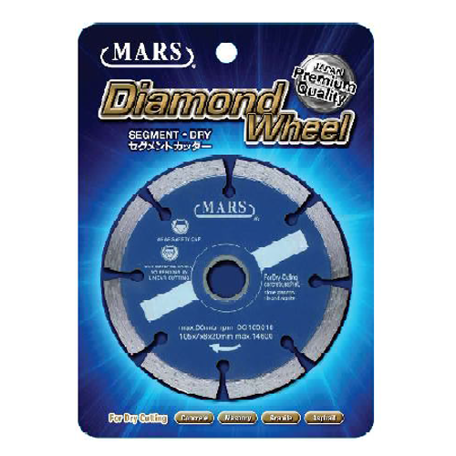 MARS Diamond Cutting Wheel Segment - Dry