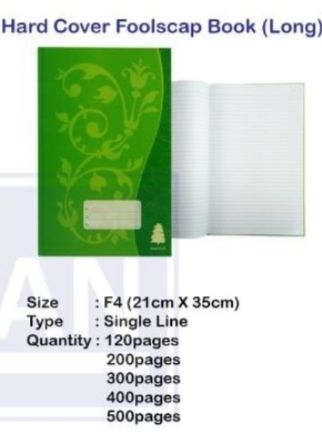 Hard Cover Foolscap ( SHORT) 120-500 pages size: 16.5CM X 21CM Ocha Hard Cover Foolscap ( SHORT) 120-500 pages size: 16.5CM X 21CM