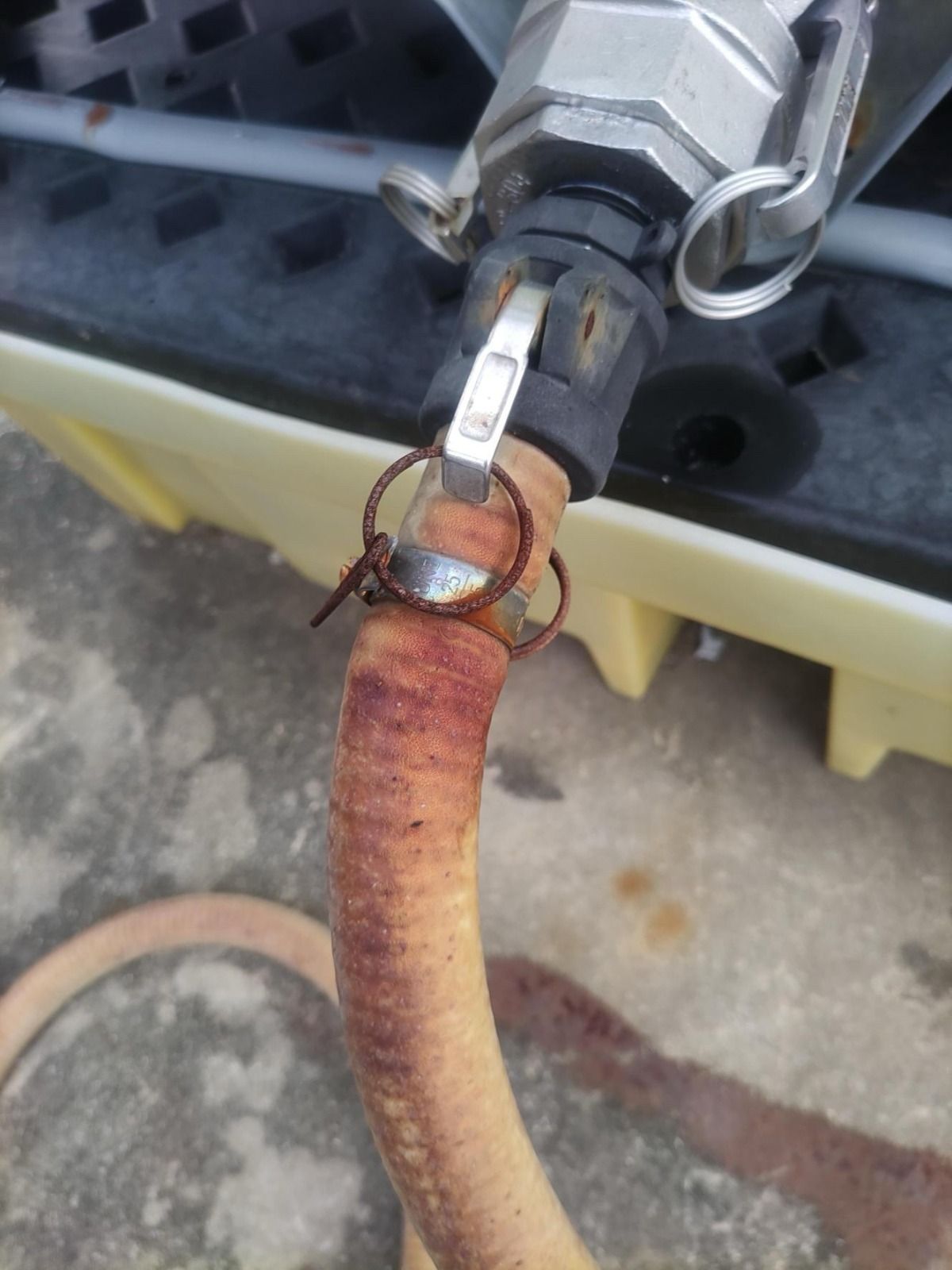 chemical hose for antiform camlock