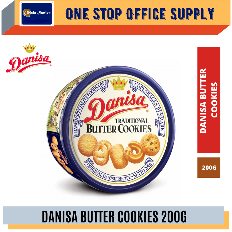 DANISA BUTTER COOKIES 200G TIN / BUTTER BISCUIT