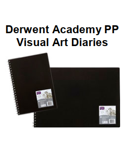 Genuine Malaysia Derwent Academy Product - Derwent Academy PP Visual Art Diaries A5 R31070F