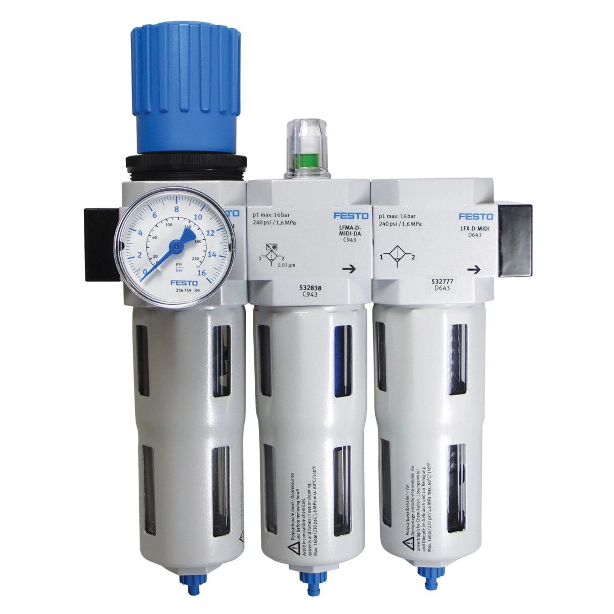 Instrument Air Filter Set