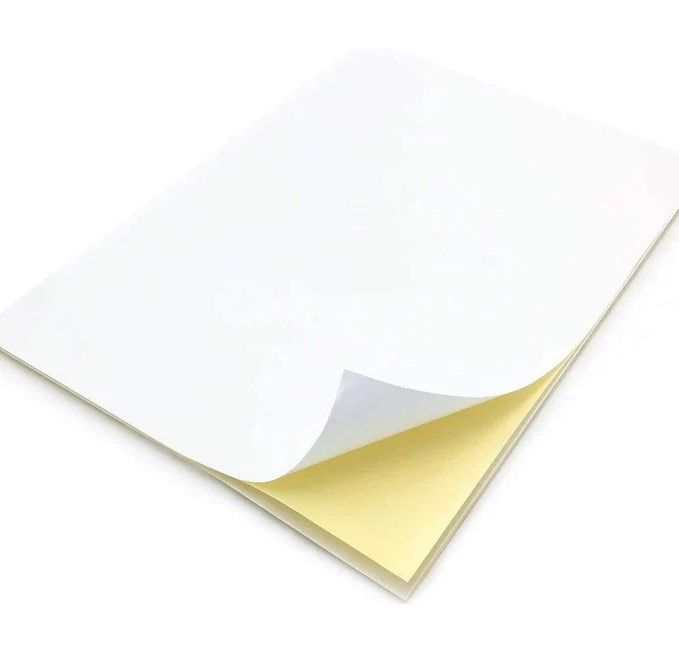 MULTI-PURPOSE A4 SIZE WHITE LABEL STICKER - 100'S