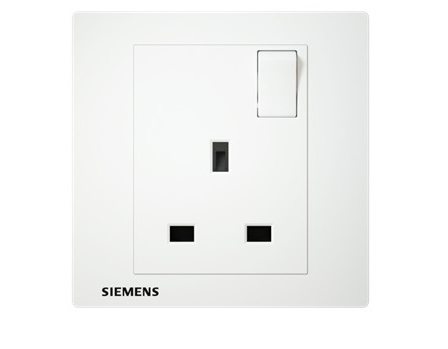 SIEMENS RELFA 5UB1312-3PC01 13A 1GANG SWITCH SOCKET OUTLET (WHITE)