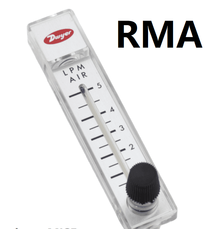 DWYER RM RATE-MASTER POLYCARBONATE FLOWMETER RMA FLOW METER
