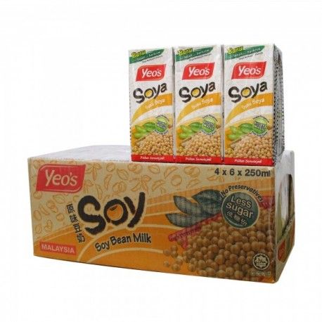 Yeo's Soy Bean Milk Drink 4x6x250ml