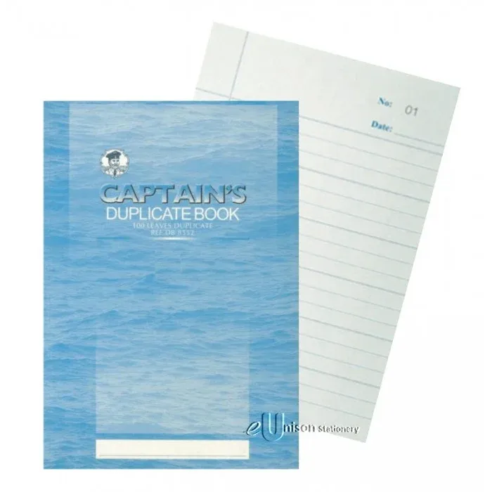 A5 CAPTAIN'S DUPLICATE BOOK - 100 LEAVES DUPLICATE