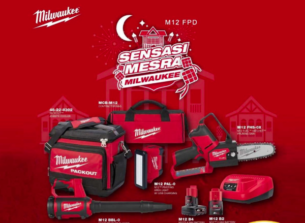 MILWAUKEE M12 SENSASI MESRA COMBO KIT
