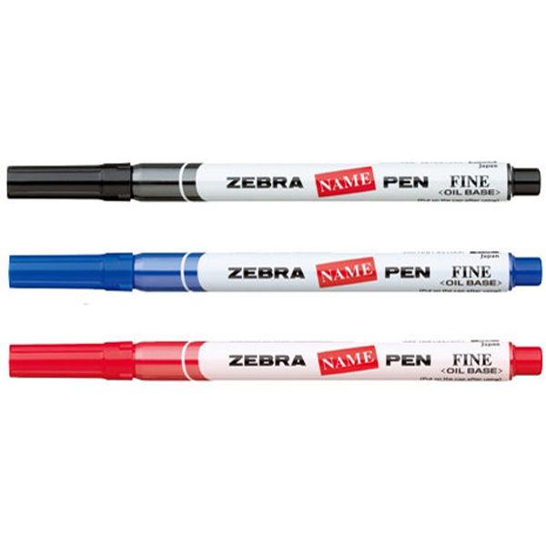 Zebra Name Pen Oil Base Marker (Black)