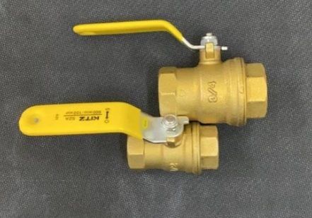 Bronze Ball Valve, 1" NPTF, SZA, 600psi