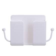 QP Wall-Mounted Mobile Phone Charging Holder, Home Wall Mount Charger Storage Box