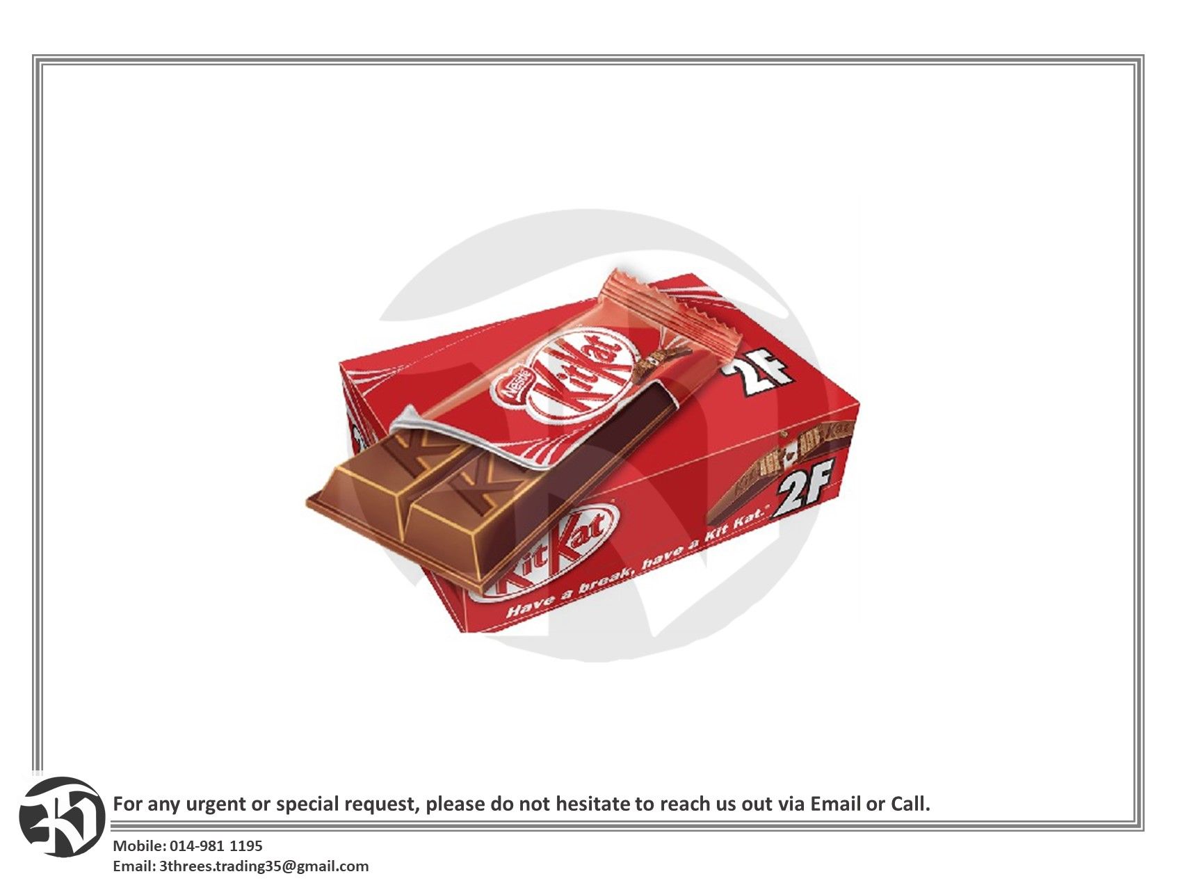 KIT KAT 2F FOIL WRAP 17G