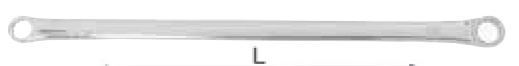 JONNESWAY EXTRA-LONG DOUBLE RING END WRENCH, SIZE: 10 X 12MM