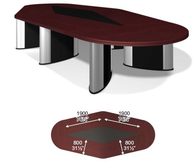 Knight Piano Conference Desk 2 (MDF)