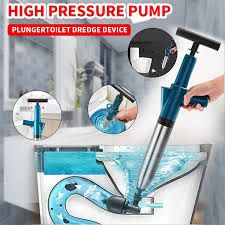 Toilet Plunger High Pressure Air Drain Pipe Inflatable Air Pressure Pump Toilet Pump Plunger Dredge