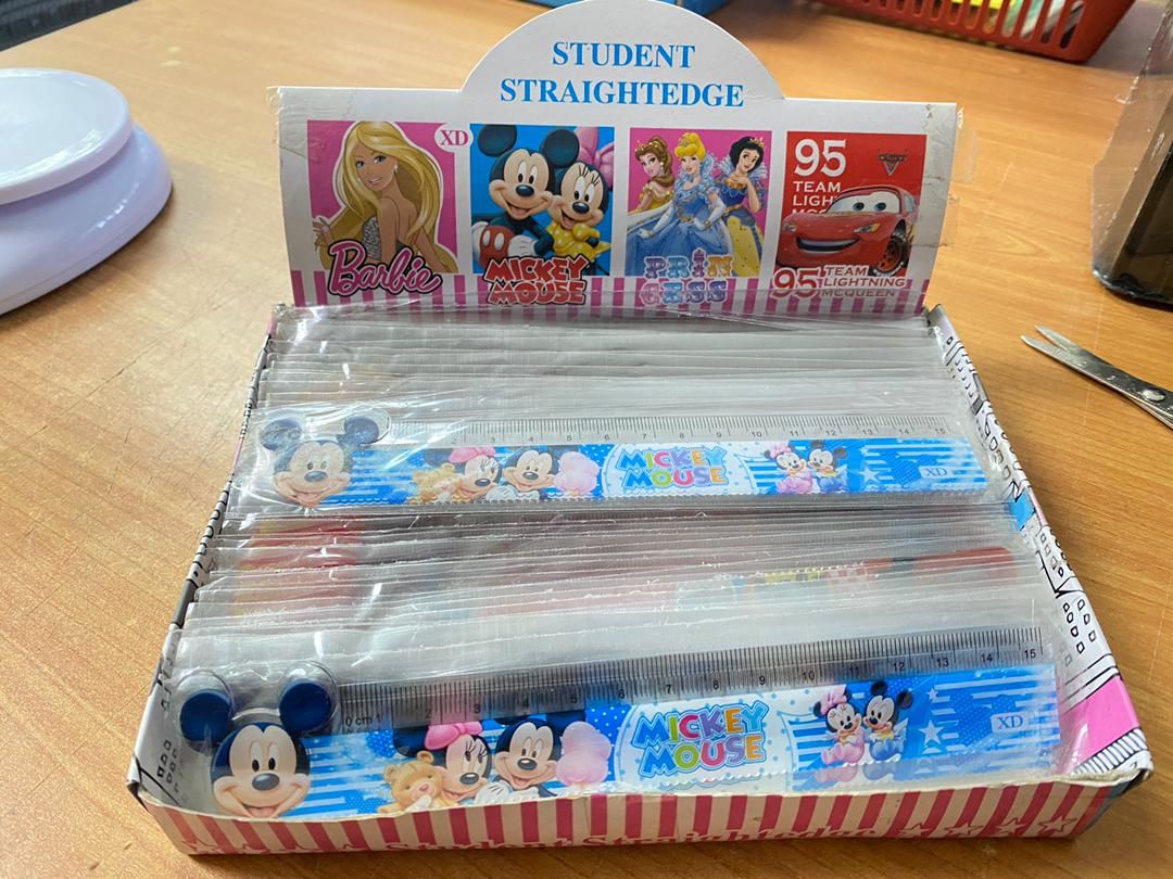RULER STUDENT STRAIGHTEDGE XD-5502D 48PCS/BOX