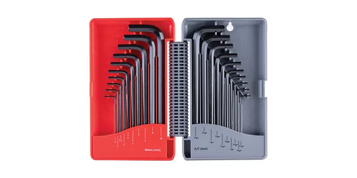 COMBINATION LONG ARM B/PTMM/AFHEX KEY SET 20-PCE