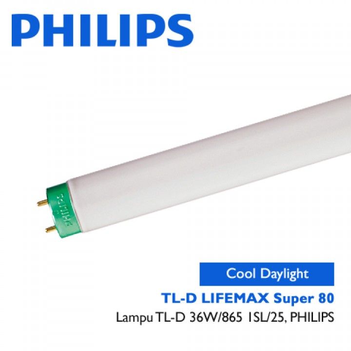 PHILIPS TL-D 36W/865 1SL/25