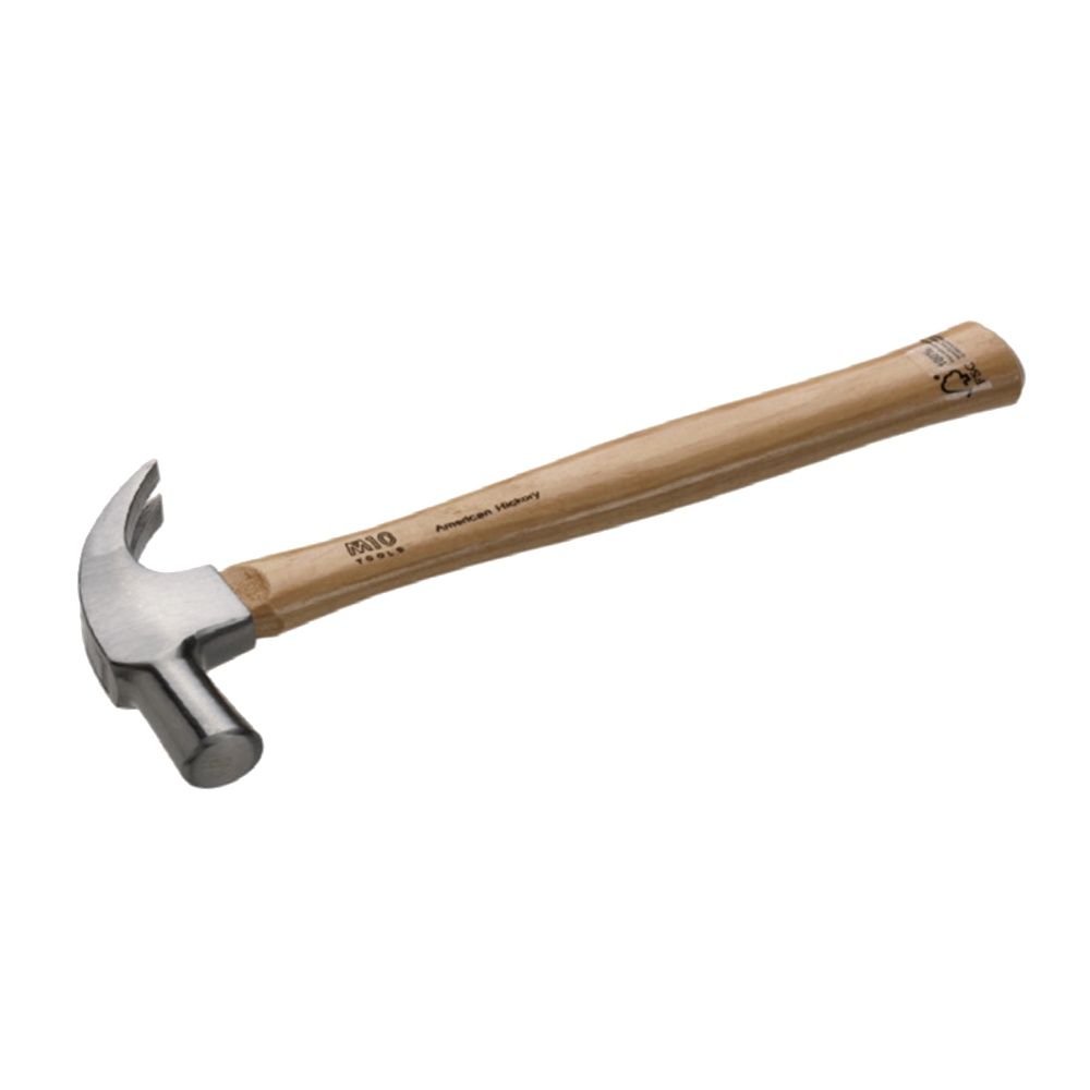 M10 WOOD HANDLE CLAW HAMMER - 13 / 16 OZ