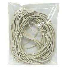 WHITE RUBBER BAND 400gsm