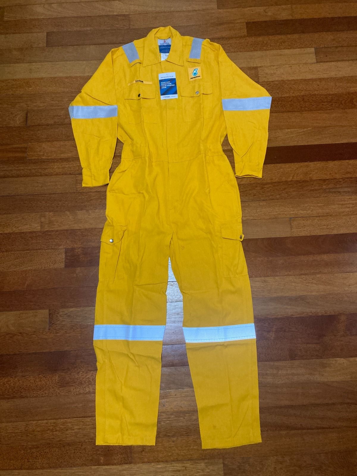 TECASAFE PLUS 700 FR COVERALL, YELLOW PETRONAS DESIGN