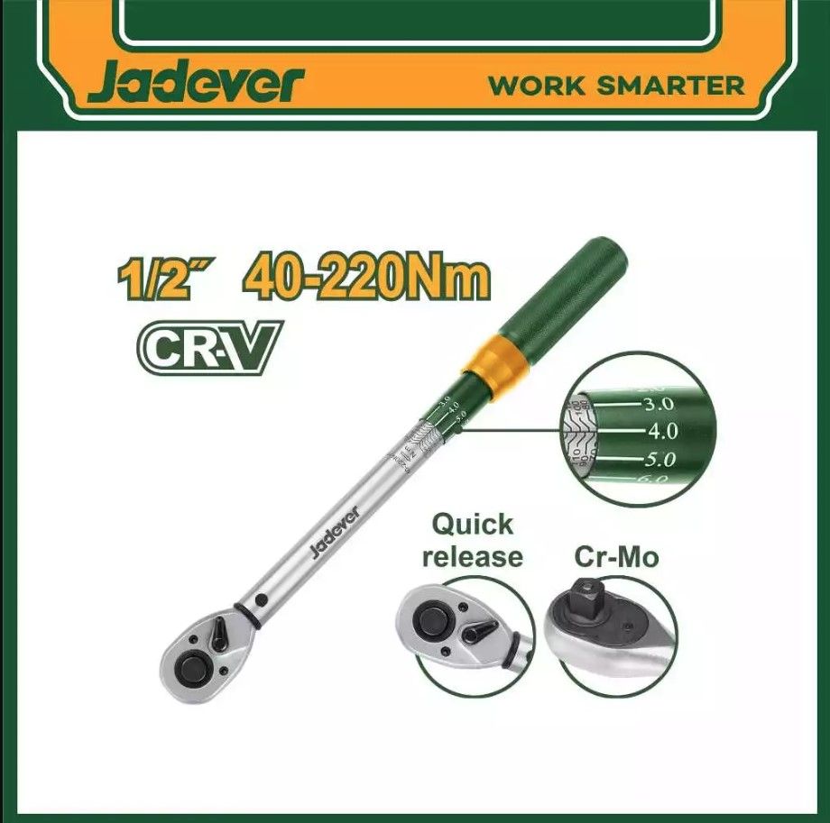 JADEVER PRESET TORQUE WRENCH JDWQ1D12