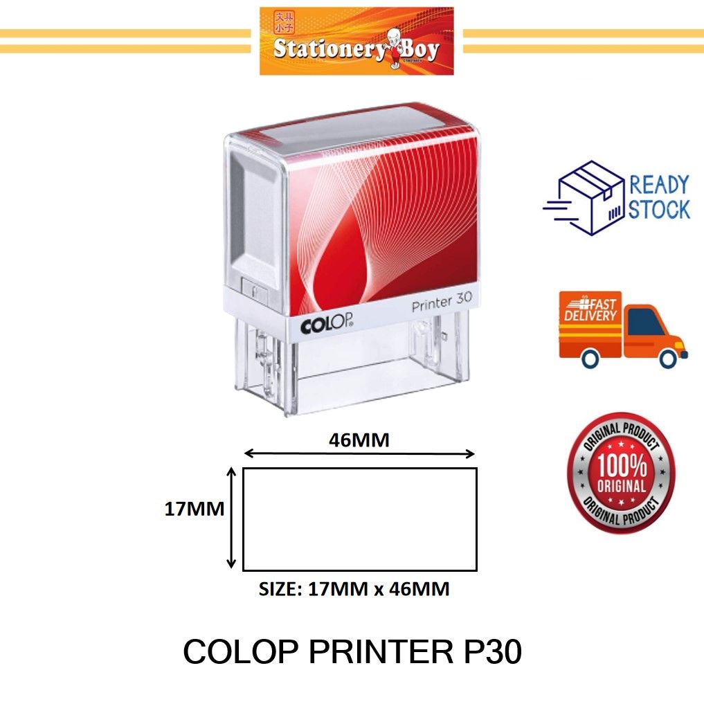 COLOP PRINTER P30 SELF INKING STAMP
